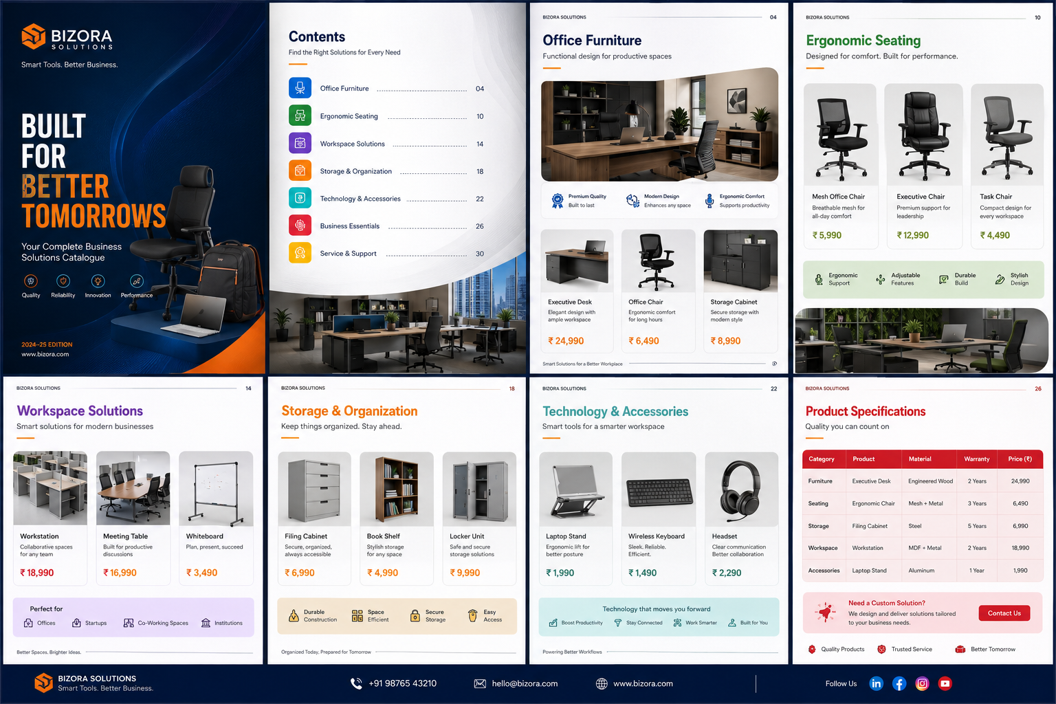 Catalogue Design Dashboard Showcase